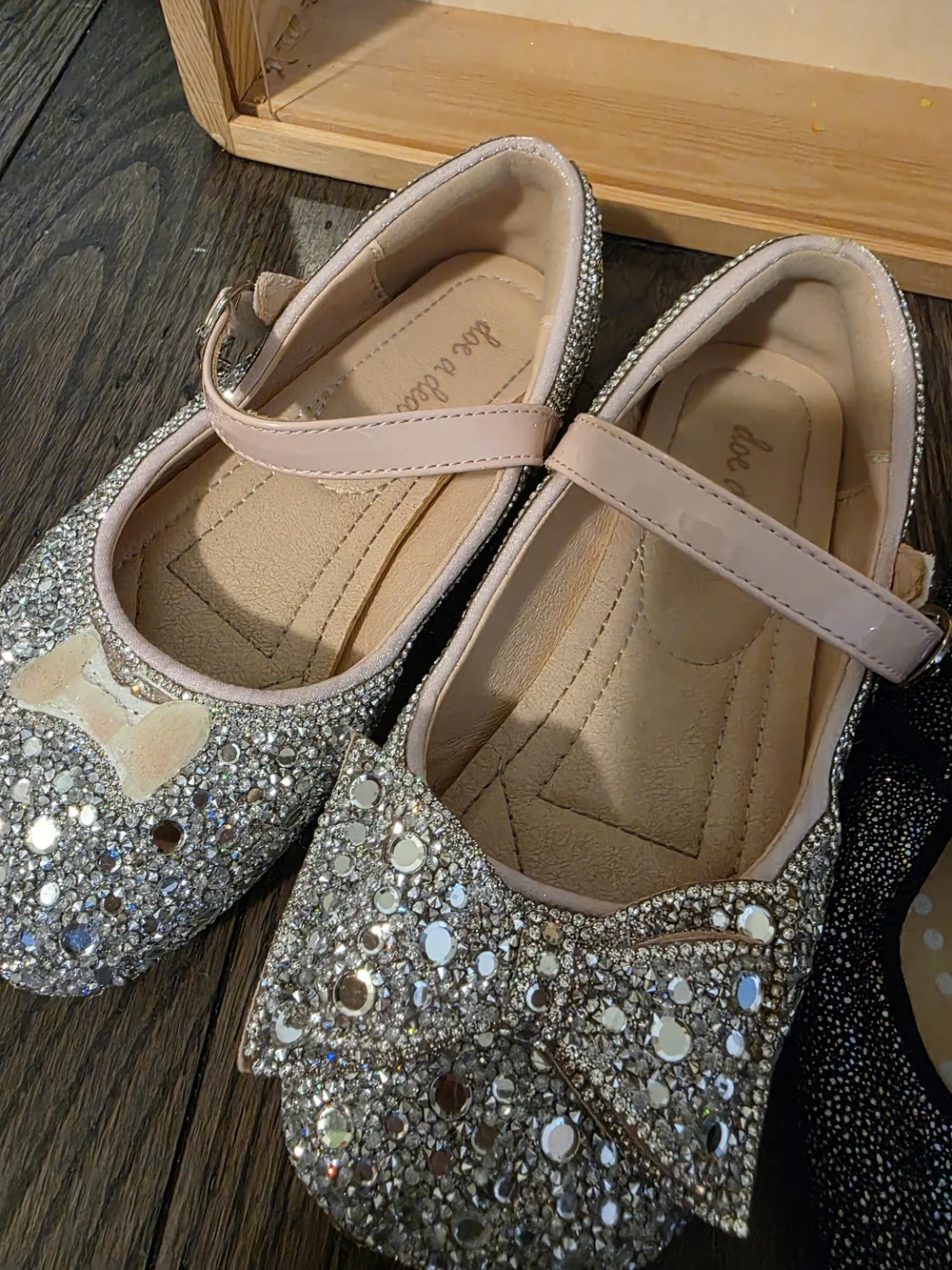 Girls' Black Patent Flats